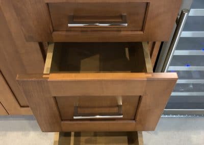 Custom pull out cabinets shakers Cape Coral Florida Sinclair Cabinets
