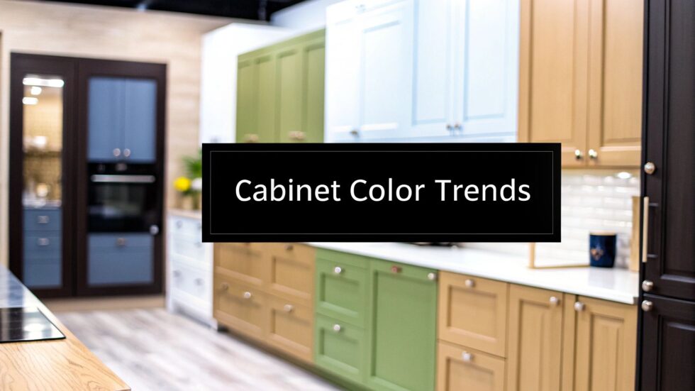 7 Top Cabinet Color Trends to Watch in 2025 | Sinclair Cabinets Cape ...
