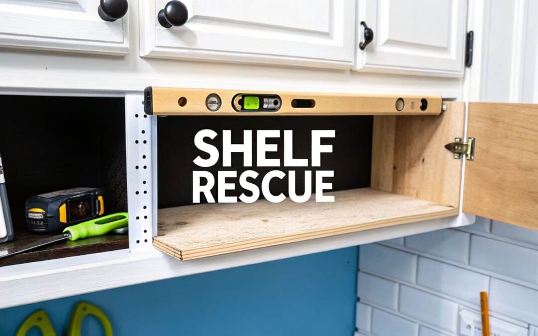 How to Fix Sagging Cabinet Shelves A Practical Guide
