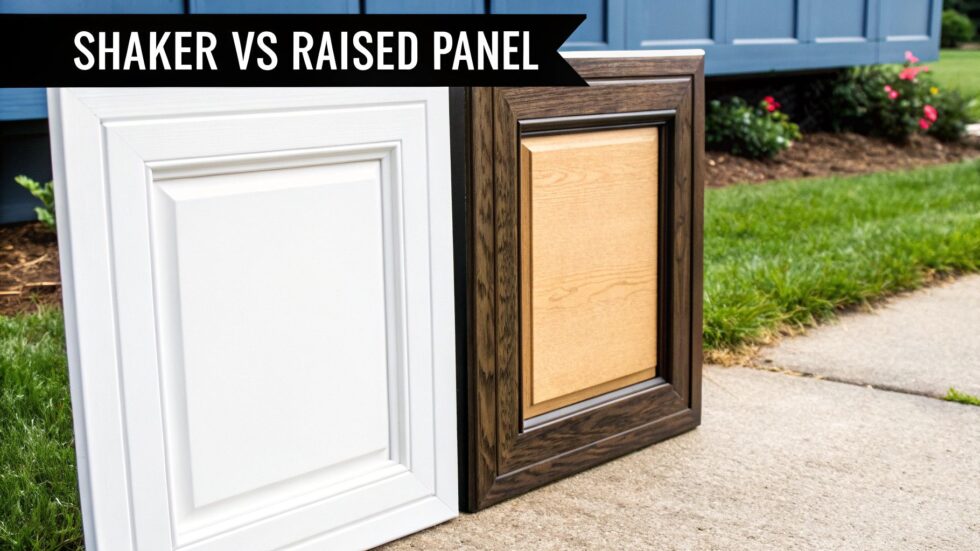Shaker vs Raised Panel Cabinets A Definitive Guide | Sinclair Cabinets ...