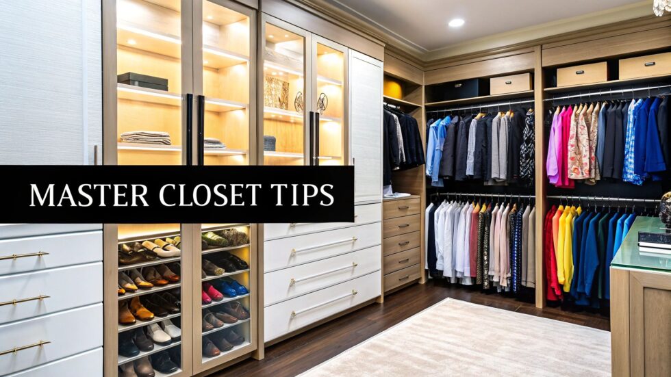 Top 3 master closet organization ideas for 2025 | Sinclair Cabinets ...
