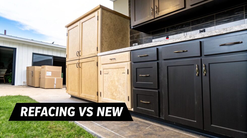 Cabinet Refacing Cost Vs New Cabinets A Full Breakdown Photo Inspiration